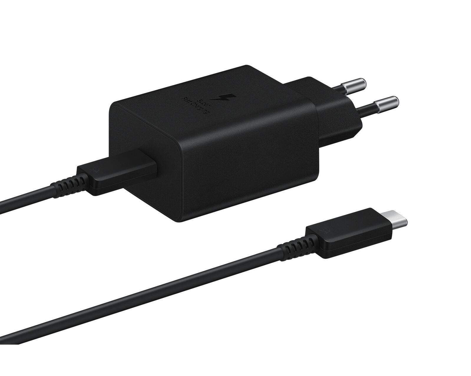 Samsung Schnellladeadapter mit Datenkabel EP-T4510 (Black)