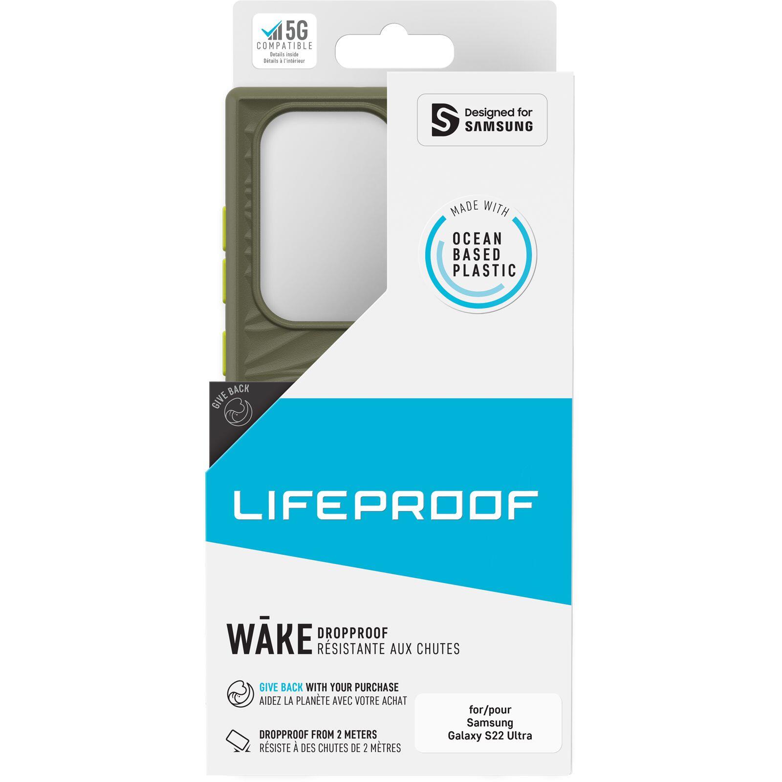 LifeProof Wake Schutzhülle für Samsung Galaxy S22 Ultra (Grün)