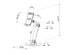 Neomounts DS15-550WH1 Universal Tablet-Ständer für 4,7-12,9" - Tablets - Weiß