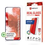 DISPLEX Real Glass + Case Schutzset für Samsung Galaxy S22