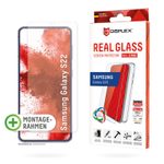 DISPLEX Real Glass + Case Schutzset für Samsung Galaxy S22