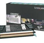 Lexmark Original Toner Standard Variante - C524 schwarz 8000 Seiten (C5242KH)