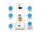 AVM FRITZBox 6690 Cable Wireless Router Kabelmodem 4-Port-Switch GigE, 2.5 GigE WiFi6 Dual-Band VoIP-Telefonadapter