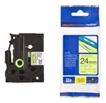 Brother TZe C51 - Fluoriszierende Bänder - Schwarz auf Gelb - Rolle (2,4 cm x 5 m) - 1 Rolle(n) - für P-Touch PT-2420, 2
