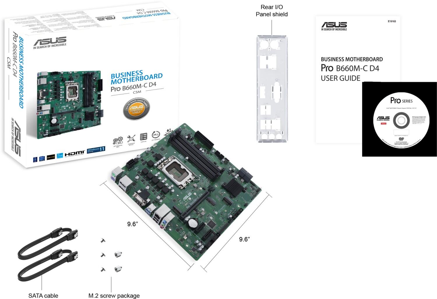 ASUS Pro B660M-C D4-CSM Mainboard