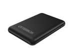 OtterBox 5.000 mAh Powerbank mit Universal USB-Kabel (Schwarz)