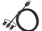OtterBox 5.000 mAh Powerbank mit Universal USB-Kabel (Schwarz)