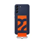 Samsung Silicone Cover mit Schlaufe Galaxy S22+ (Navy)