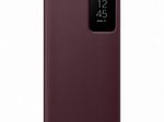Samsung Clear View Cover für Galaxy S22+ (Burgundy)