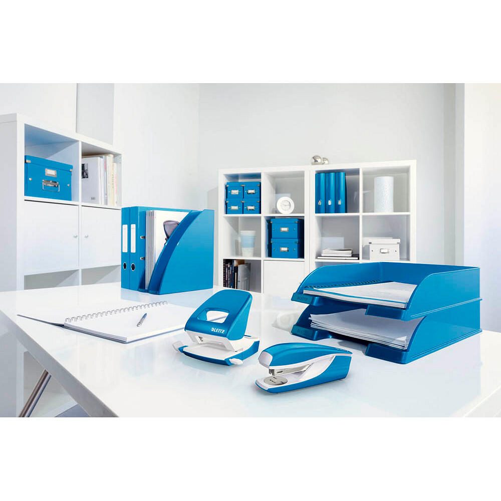 LEITZ Heftgerät NeXXt 5502 WOW - blau-metallic