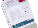 DURABLE durchsichtige A4 Prospekthüllen - Glasklar - 100 Stück