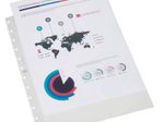 DURABLE durchsichtige A4 Prospekthüllen - Glasklar - 100 Stück