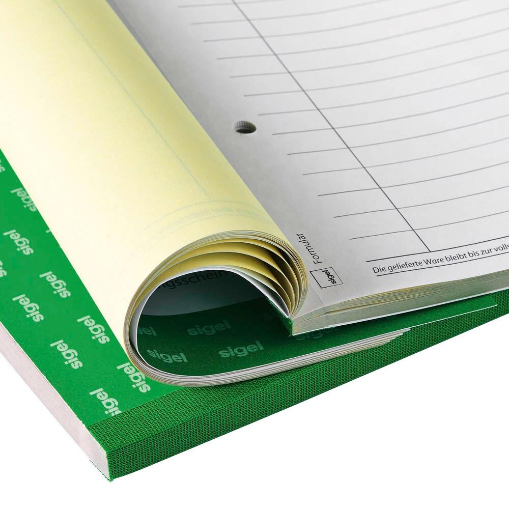 sigel Lieferschein mit Empfangsschein Formularbuch SD015 - 2 x 40 Blatt