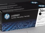 HP Original 36A Toner Doppelpack schwarz 2 x 2.000 Seiten (CB436AD)