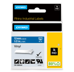 DYMO® Original IND-Schriftband für Rhino, farbiges Vinyl - weiss auf blau