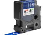 DYMO® Original IND-Schriftband für Rhino, farbiges Vinyl - weiss auf blau