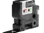 DYMO® Original IND-Schriftband für Rhino 6000+, farbiges Vinyl - weiss auf schwarz
