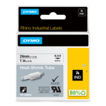 DYMO® Original IND-Heißschrumpfschlauch für Rhino 6000+, Polyolefin - schwarz auf weiss