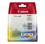 Canon Original CLI-8 Druckerpatronen 3er-Multipack - C/M/Y 13ml