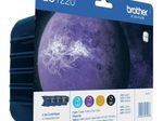Brother Original LC-1220 Druckerpatronen 4er Multipack BK/C/M/Y 300 Seiten (LC1220VALBPDR)