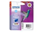 Epson Original T0805 Kolibri Druckerpatrone cyan hell 350 Seiten 7ml (C13T08054011)