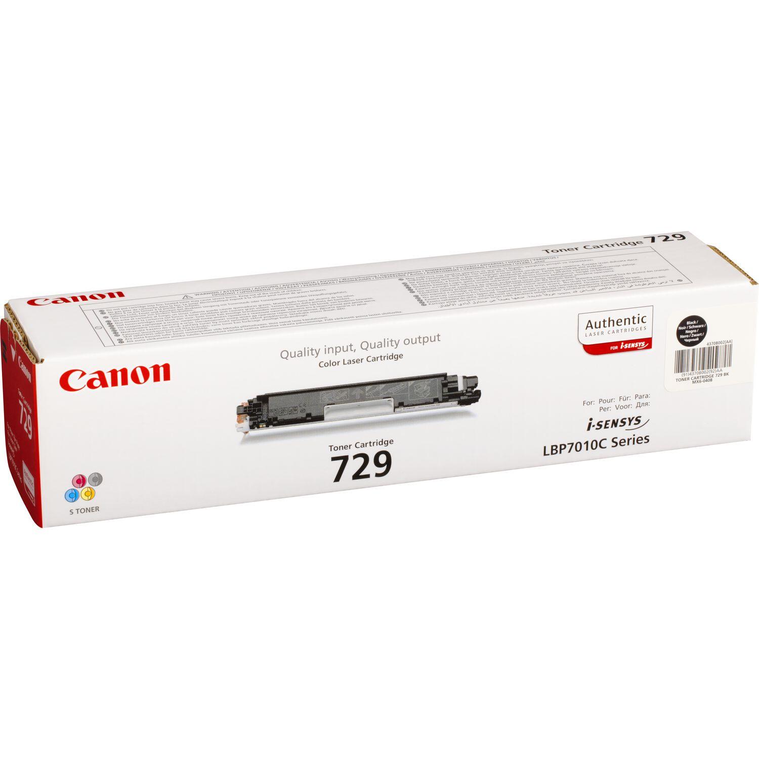 Canon Original Toner 729BK schwarz 1.200 Seiten (4370B002)