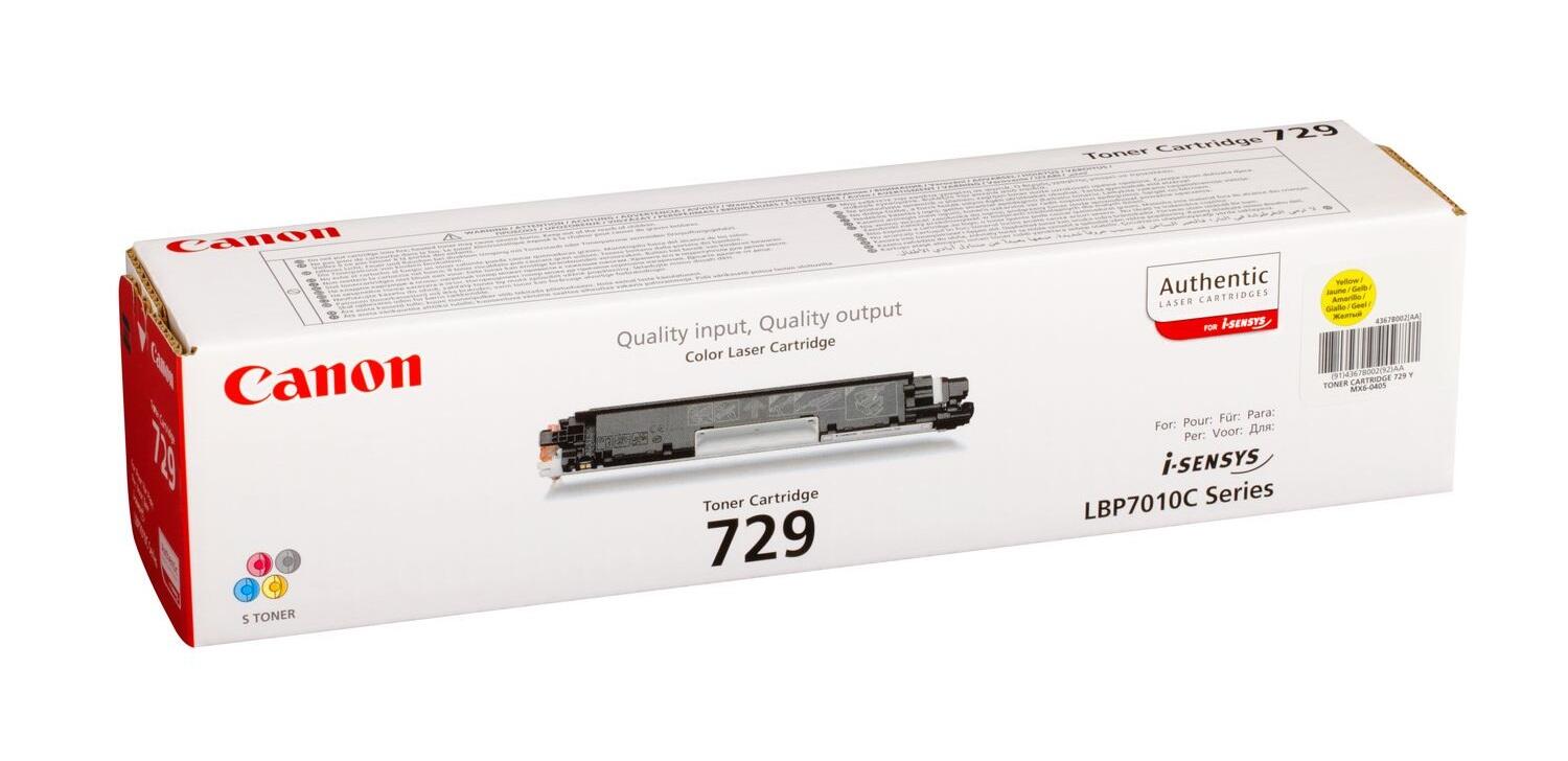 Canon Original Toner 729Y gelb 1.000 Seiten (4367B002)