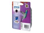 Epson Original T0801 Kolibri Druckerpatrone schwarz Blister 330 Seiten 7ml (C13T08014011)