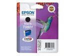 Epson Original T0801 Kolibri Druckerpatrone schwarz Blister 330 Seiten 7ml (C13T08014011)