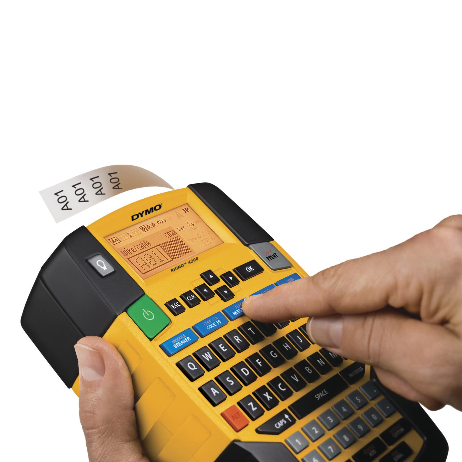 DYMO® Rhino 4200 - Industrielles Beschriftungsgerät, QWERTZ-Tastatur, im KofferSet