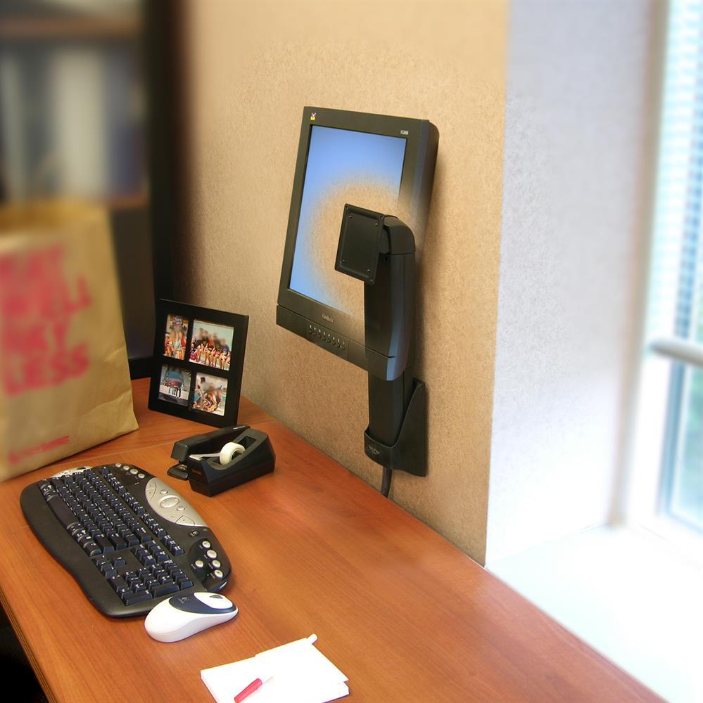 Ergotron Neo-Flex Monitor Wandhalterung für ein Monitor bis 68,58 cm 27 Zoll schwarz