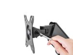 Neomounts WL70-450BL11 voll bewegliche Wandhalterung für 17-32" Bildschirme - Schwarz
