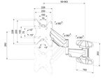 Neomounts WL70-550BL12 voll bewegliche Wandhalterung für 23-42" Bildschirme - Schwarz