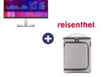 Dell P2423DE Monitor 60,96 cm (24 Zoll) inkl. Reisenthel coolerbox herringbone grey