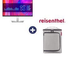 Dell P2423DE Monitor 60,96 cm (24 Zoll) inkl. Reisenthel coolerbox herringbone grey