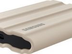Samsung T7 Shield 1TB - Beige für PC/Mac