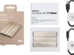 Samsung T7 Shield 1TB - Beige für PC/Mac