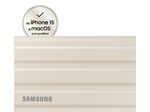 Samsung T7 Shield 1TB - Beige für PC/Mac