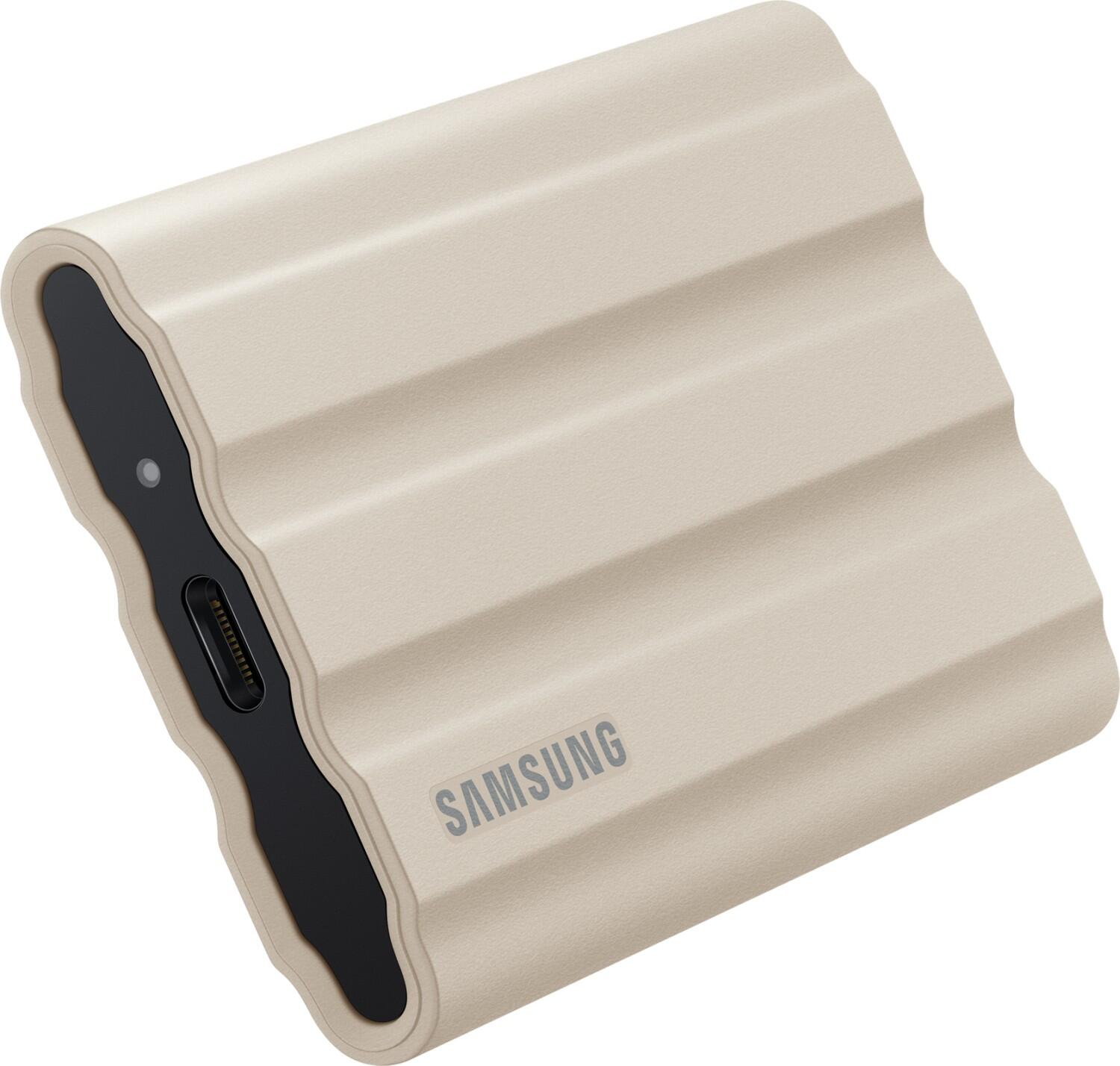 Samsung T7 Shield 2TB - Beige für PC/Mac