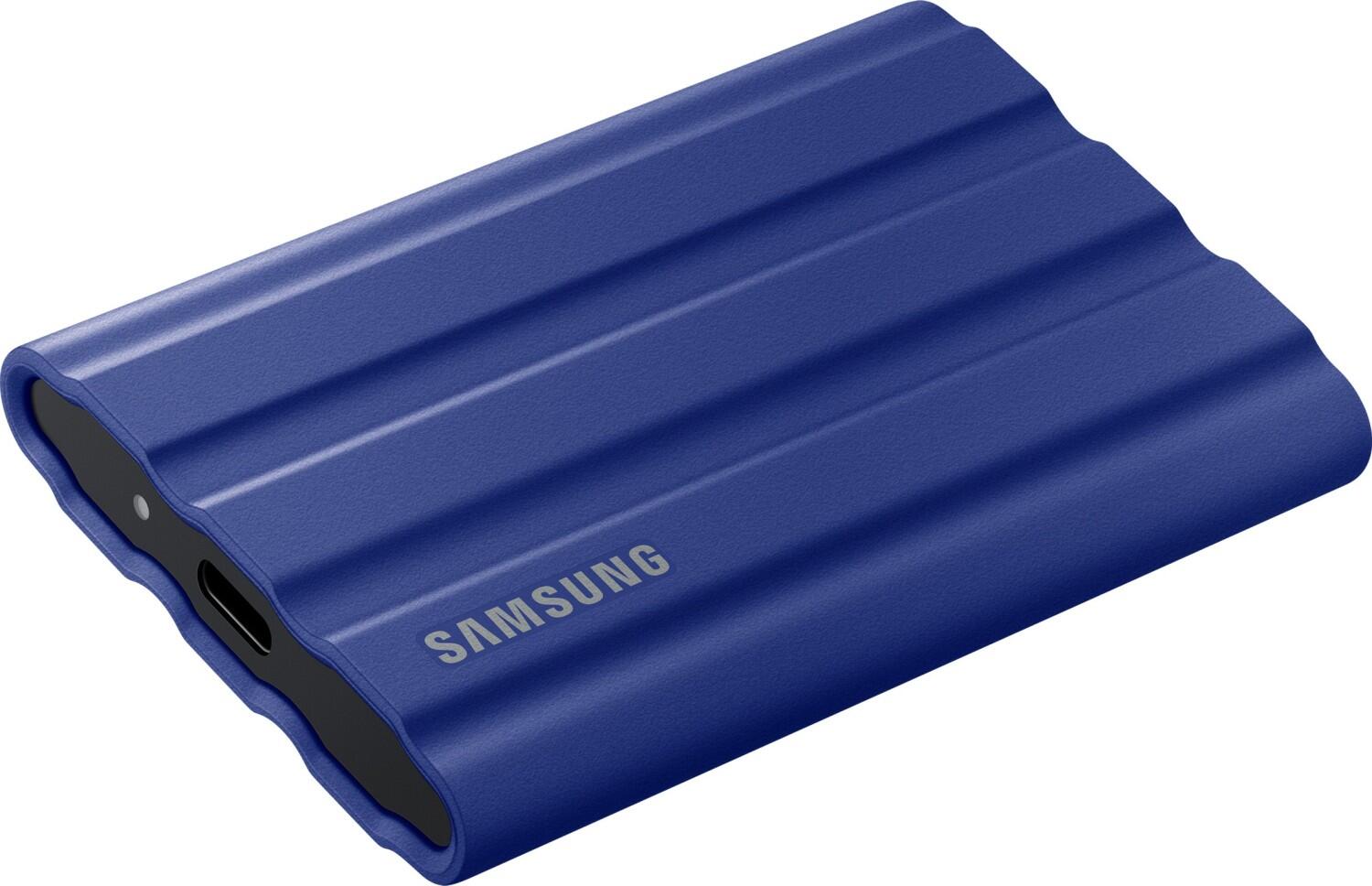 Samsung T7 Shield 2TB - Blau für PC/Mac
