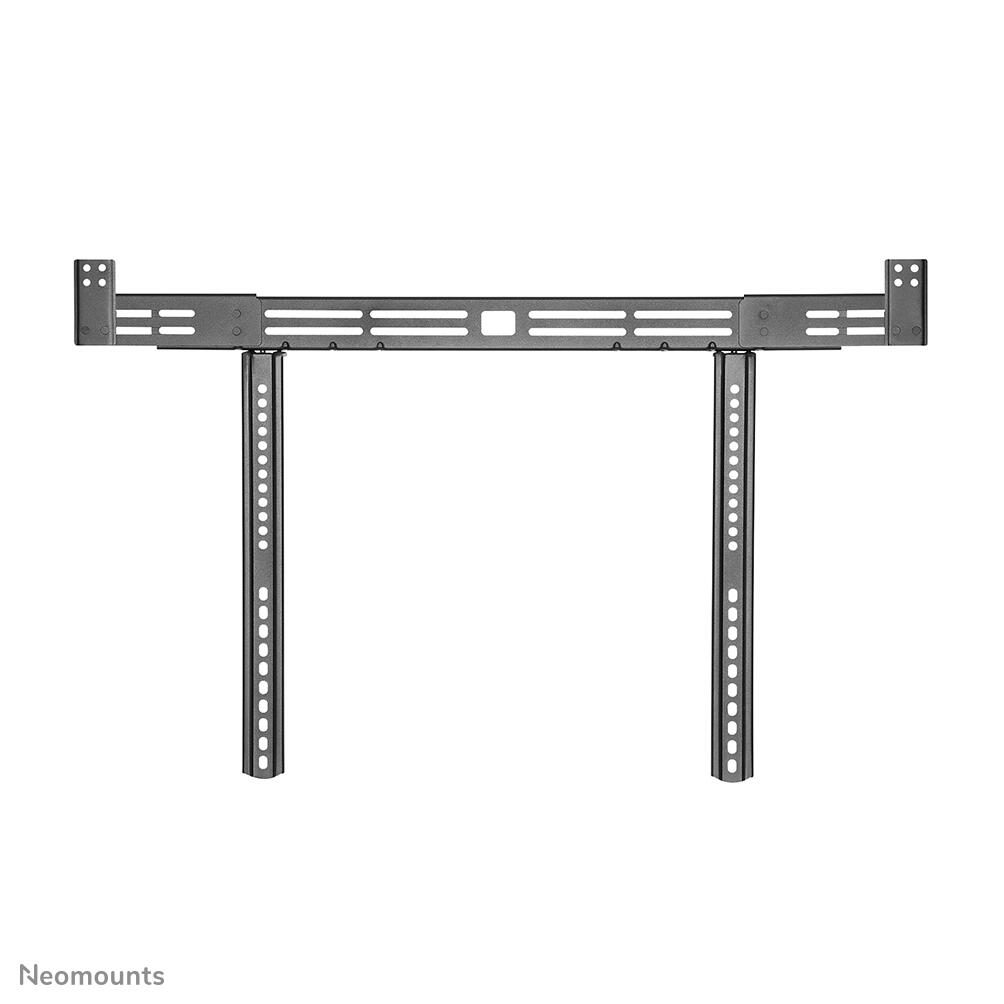 Neomounts AWL29-750BL1 universelle Videobar-/Sounbar-/Lautsprecher-Halterung, tiefenverstellbar (0-4,2 cm) - Schwarz