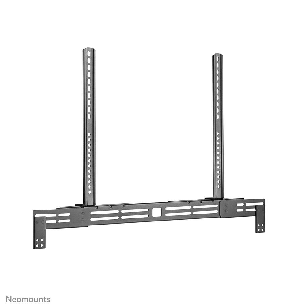 Neomounts AWL29-750BL1 universelle Videobar-/Sounbar-/Lautsprecher-Halterung, tiefenverstellbar (0-4,2 cm) - Schwarz