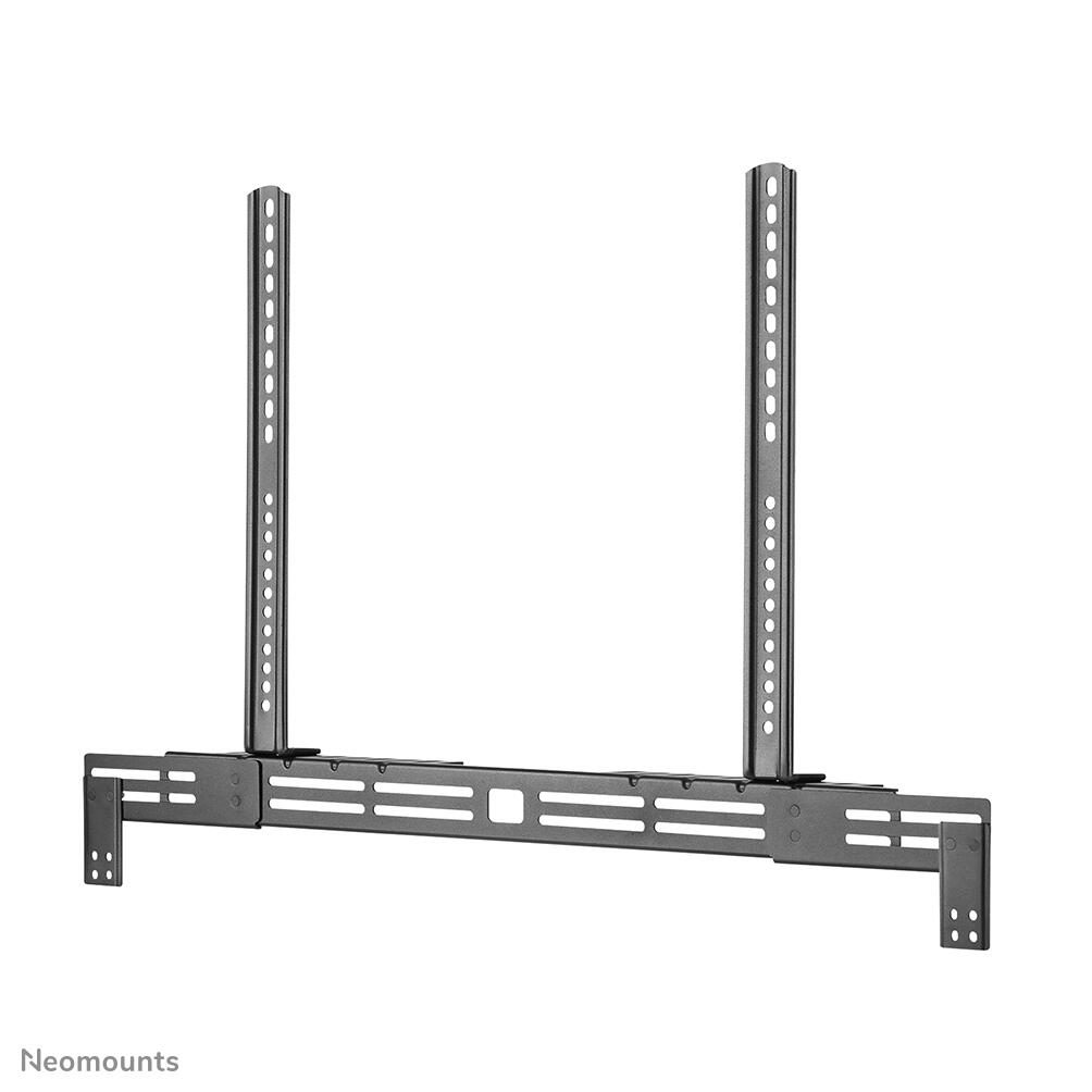 Neomounts AWL29-750BL1 universelle Videobar-/Sounbar-/Lautsprecher-Halterung, tiefenverstellbar (0-4,2 cm) - Schwarz