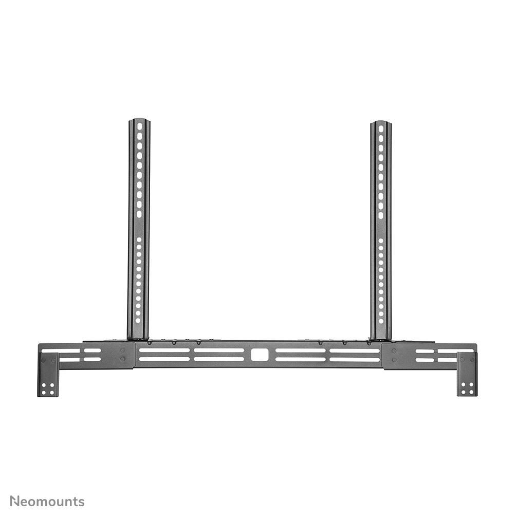 Neomounts AWL29-750BL1 universelle Videobar-/Sounbar-/Lautsprecher-Halterung, tiefenverstellbar (0-4,2 cm) - Schwarz