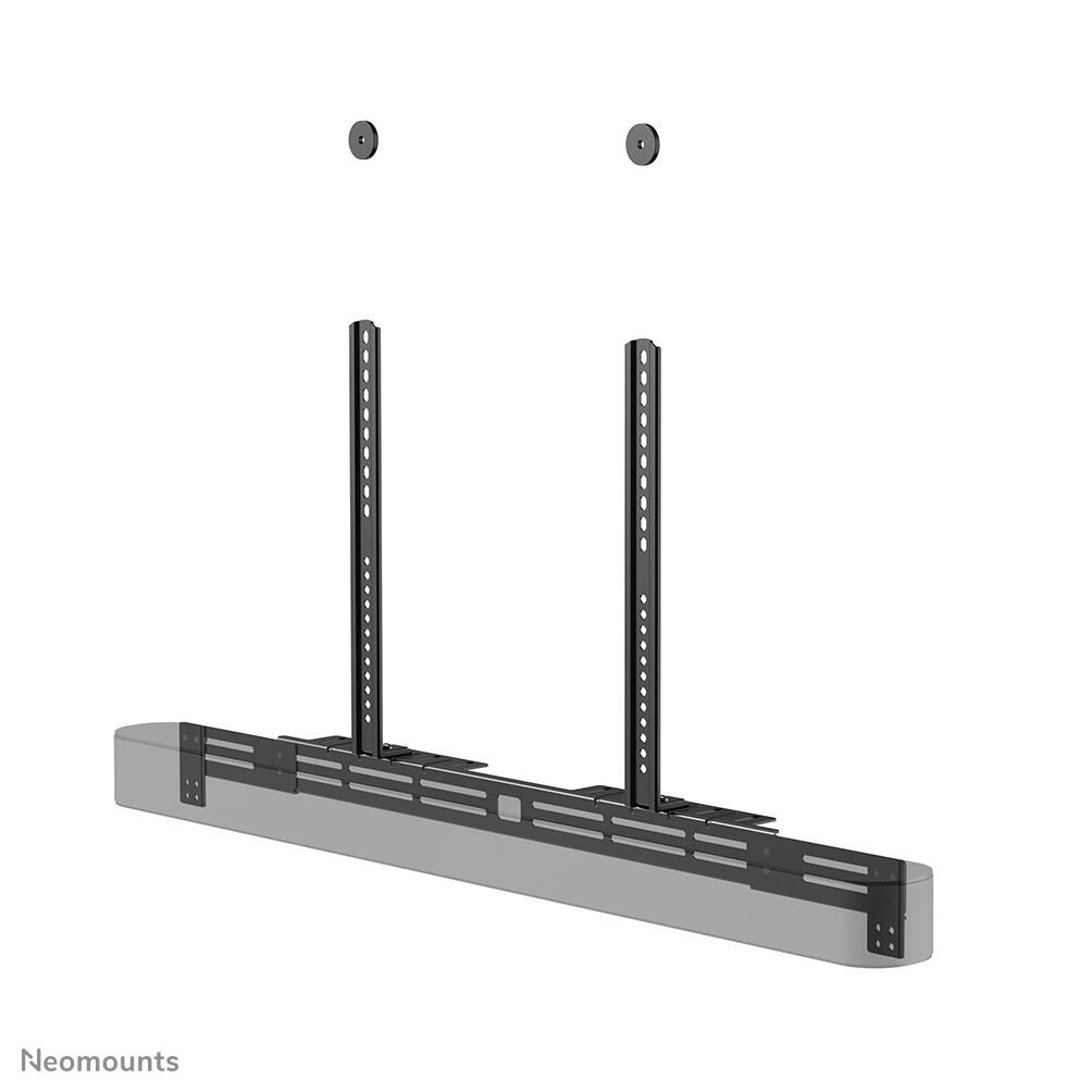 Neomounts AWL29-750BL1 universelle Videobar-/Sounbar-/Lautsprecher-Halterung, tiefenverstellbar (0-4,2 cm) - Schwarz