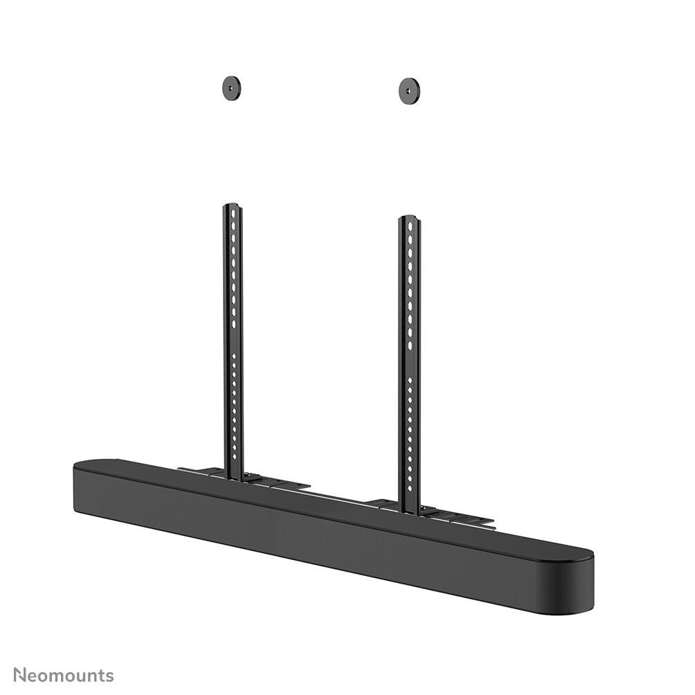 Neomounts AWL29-750BL1 universelle Videobar-/Sounbar-/Lautsprecher-Halterung, tiefenverstellbar (0-4,2 cm) - Schwarz