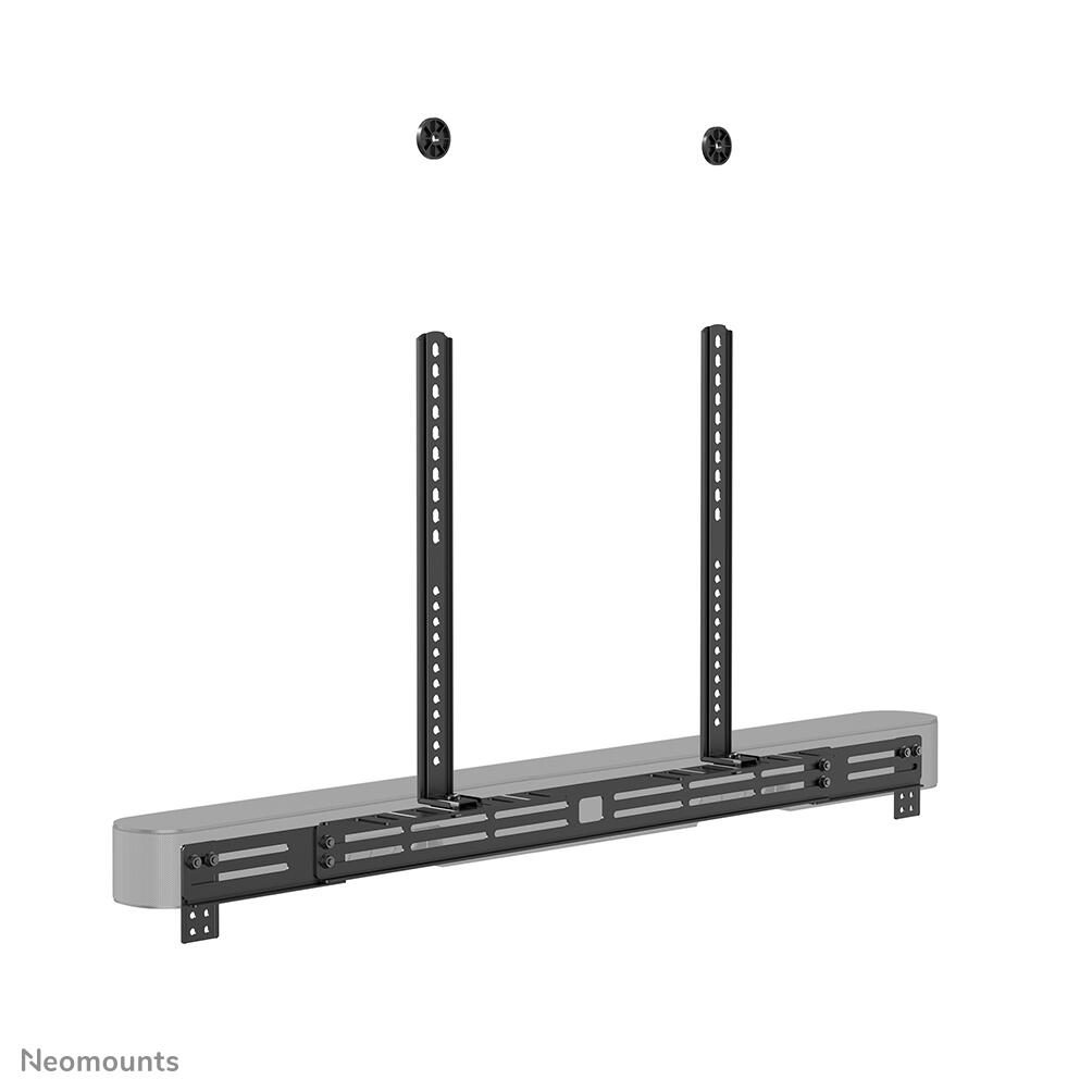 Neomounts AWL29-750BL1 universelle Videobar-/Sounbar-/Lautsprecher-Halterung, tiefenverstellbar (0-4,2 cm) - Schwarz