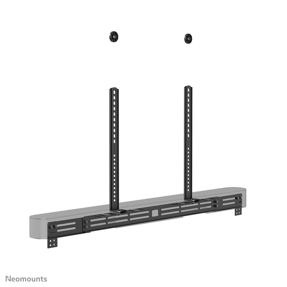 Neomounts AWL29-750BL1 universelle Videobar-/Sounbar-/Lautsprecher-Halterung, tiefenverstellbar (0-4,2 cm) - Schwarz