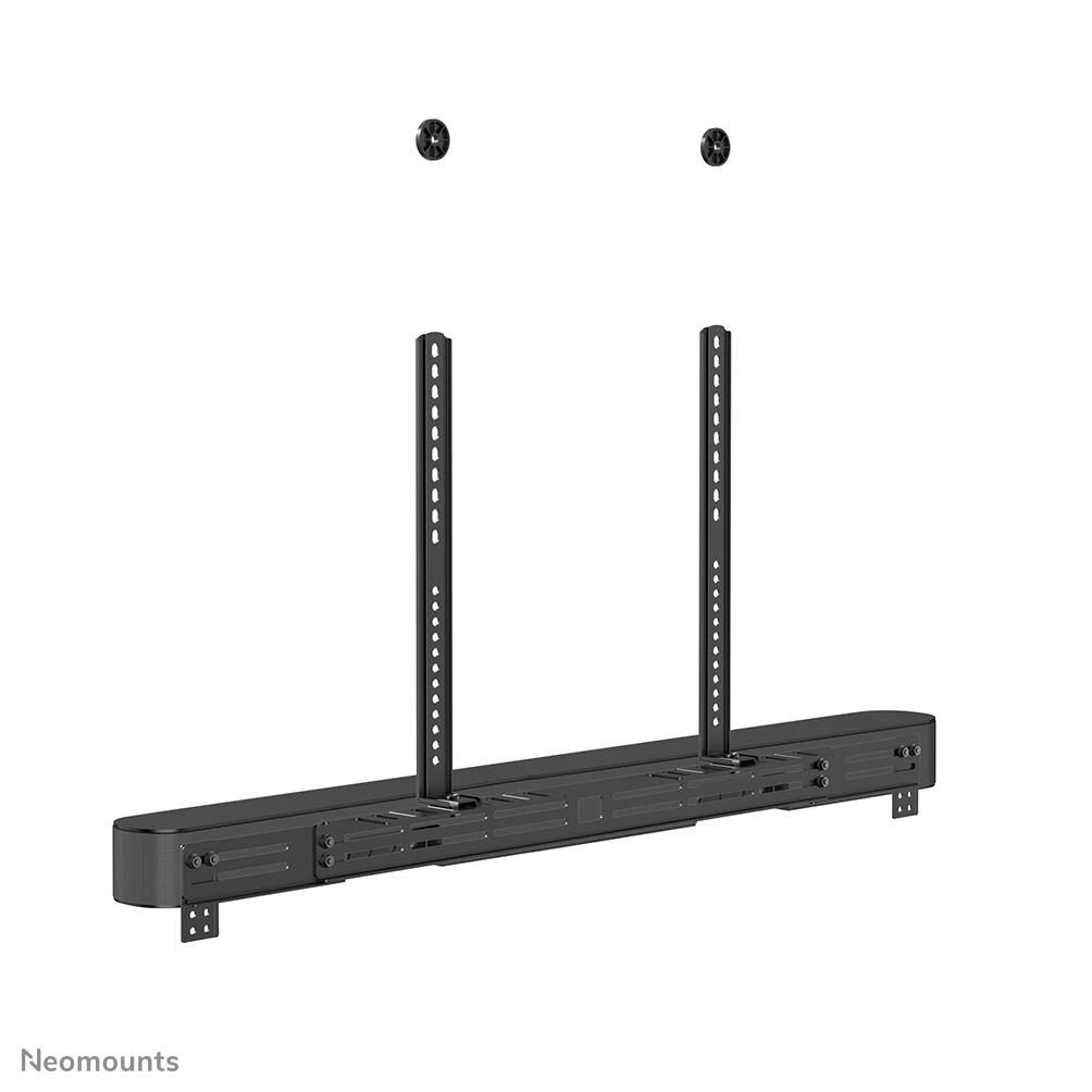 Neomounts AWL29-750BL1 universelle Videobar-/Sounbar-/Lautsprecher-Halterung, tiefenverstellbar (0-4,2 cm) - Schwarz