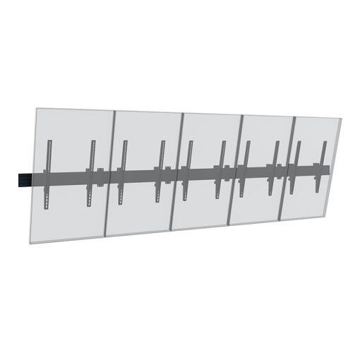 Hagor comPROnents® Menuboard Wandhalterung für 5 Displays 46-65 Zoll